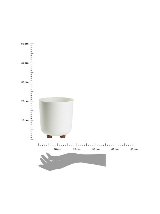 HowHomely Γλάστρα Recycling Cream 21εκ.