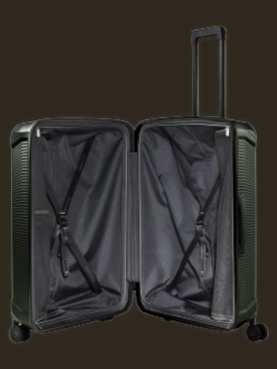 Travelite Großer Reisekoffer Pine Grün Höhe 76cm