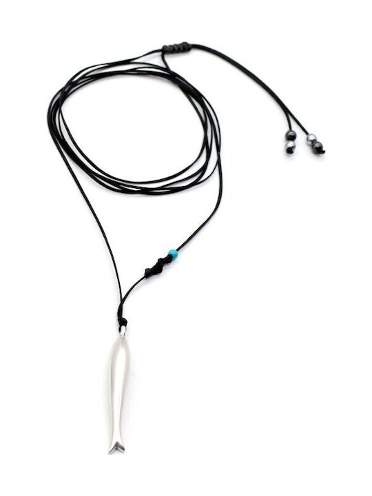 Irmelia Black Necklace