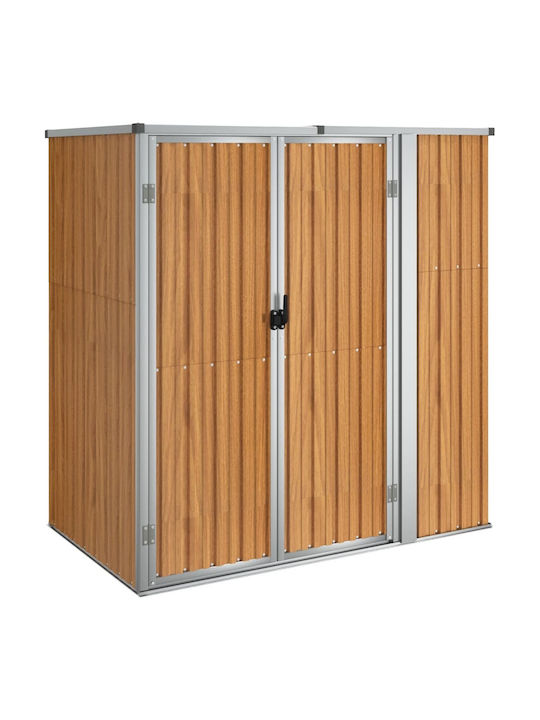 Metallische Gartenhaus Gaalvanisierte Braune M1.61xP0.89xH1.61m