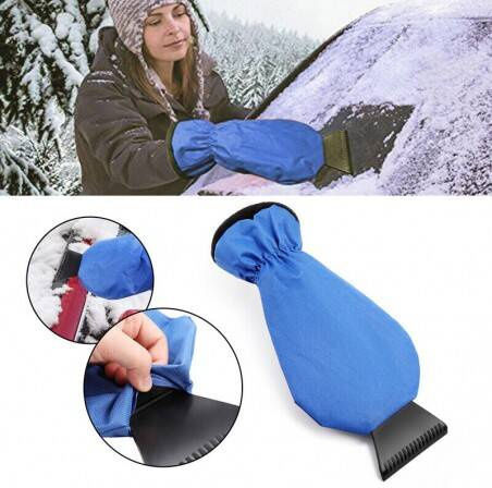 Ecarla Autoscheibenkratzer Mit Handschuh Blau Skrob06n