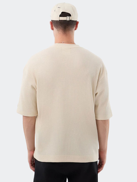 New Era T-Shirt Beige