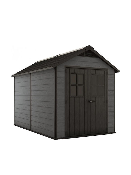 Kunststoff Gartenhaus Newton 7511 Länge 2,28 m Breite 3,5 m Höhe 2,52 m