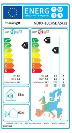 ΤΝ X Κλιματιστικό Inverter 9000 BTU A++/A+ με Τεχνητή Νοημοσύνη
