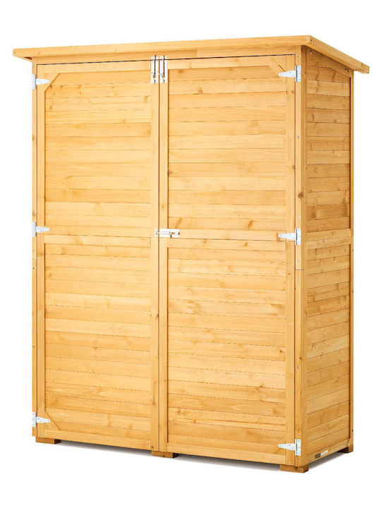 Vevor Outdoor Holzlagerhaus Wasserdichter Gartengeräte-Schuppen 55x67,5 Zoll