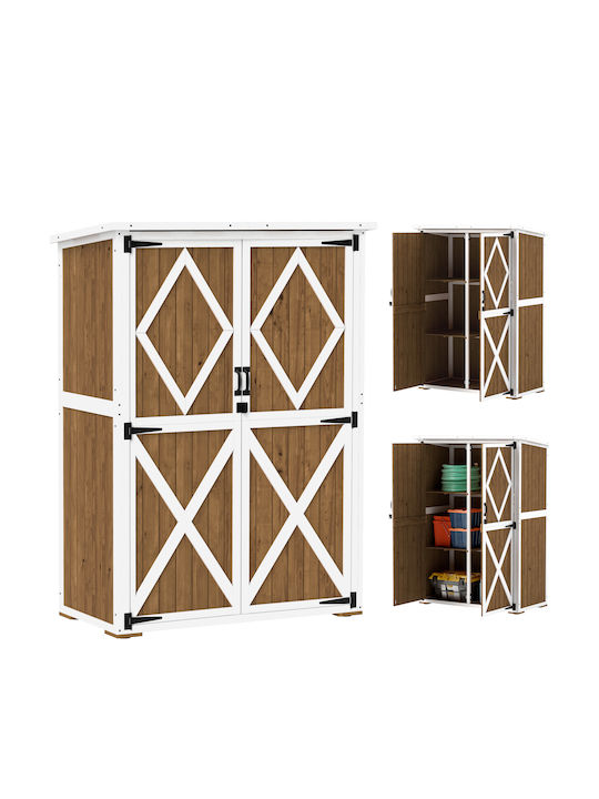 Wooden Garden Shed L1.165xW0.57xH1.67m