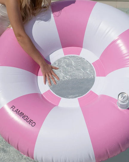 Flamingueo Inflatable Pool Donut Pink 120x120cm