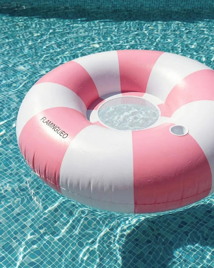 Flamingueo Inflatable Pool Donut Pink 120x120cm