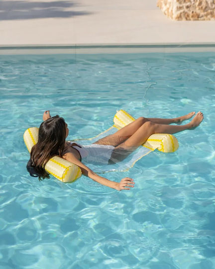 Flamingueo Inflatable Pool Float Yellow 115x73cm