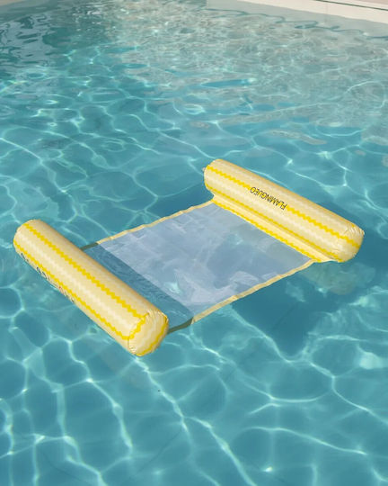 Flamingueo Inflatable Pool Float Yellow 115x73cm