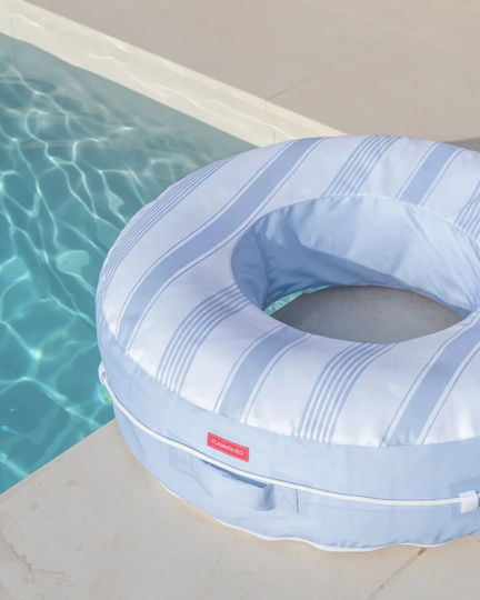 Flamingueo Inflatable Pool Float Donut Light Blue 103x103cm