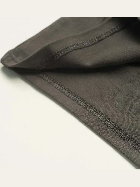 Kids Short-Sleeved Gray Blouse