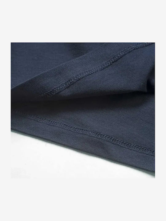 Kinderhemd Langarm Marineblau