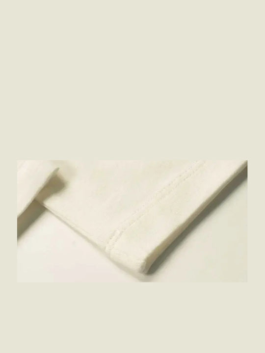 Kids Long-Sleeved Beige Basic Top