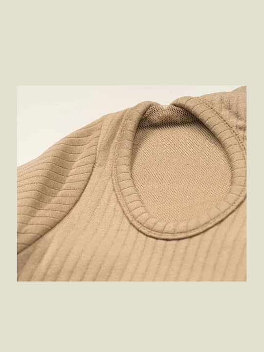 Kids' Shirt Long Sleeve Beige