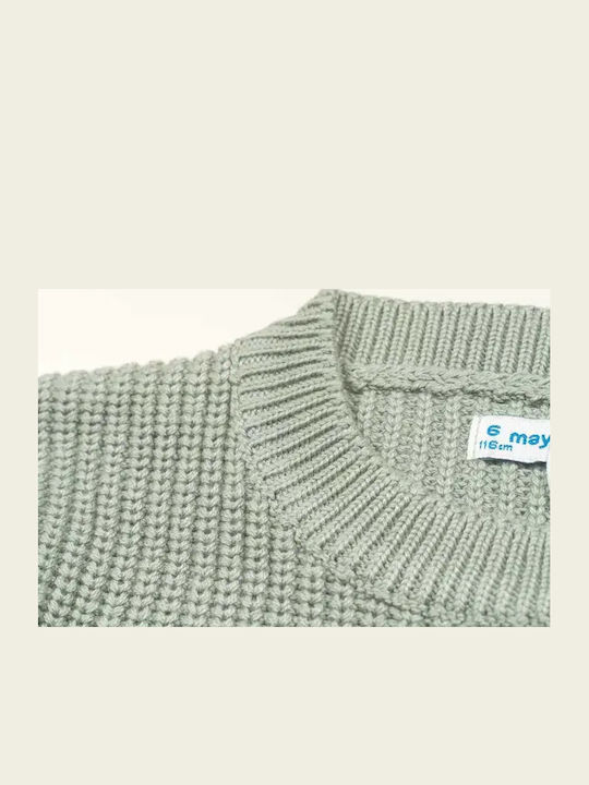 Kids Long-Sleeved Sweater Beige Sky