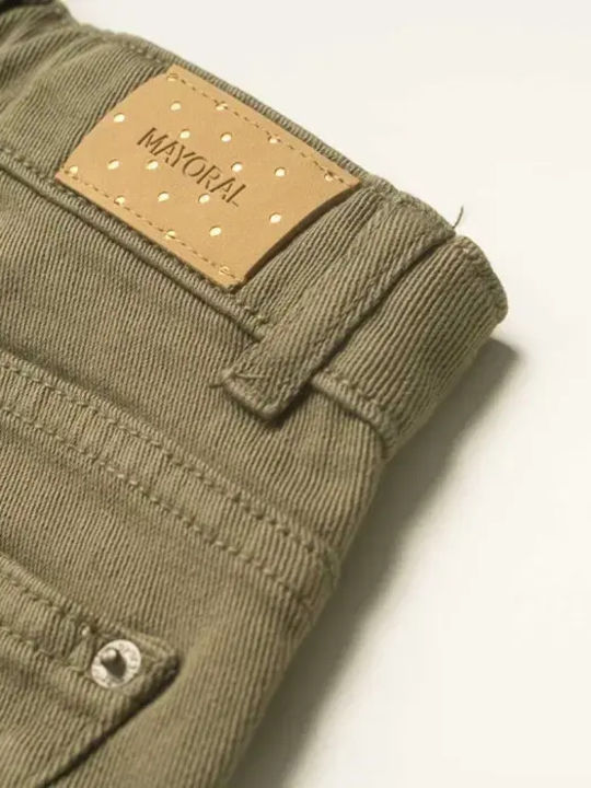 Kinder-Shorts/Bermudas Stoff Khaki