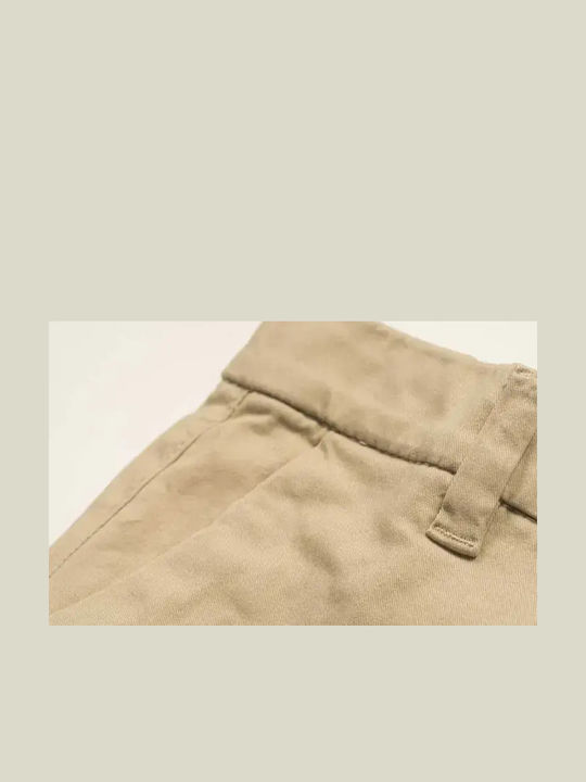 Șort/Salopetă Copii din Material Textil Bej