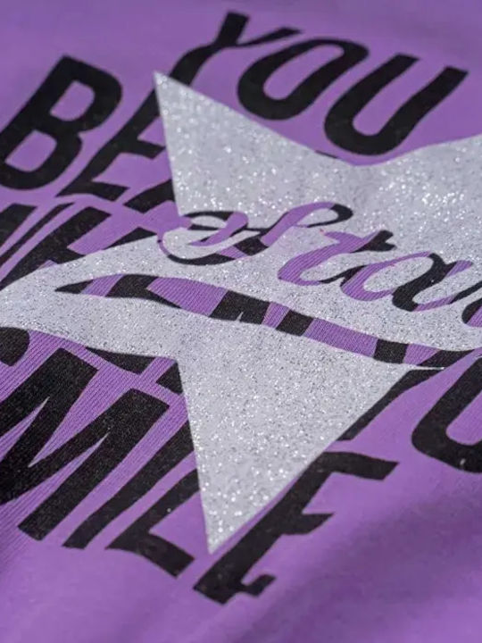 Kids' Fabric Jumpsuit Shorts/Bermudas Purple