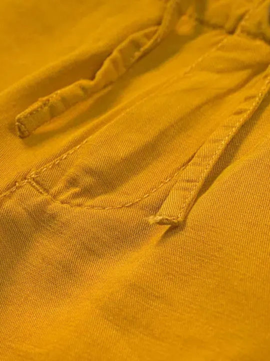 Kids' Shorts/Bermudas Fabric Mustard