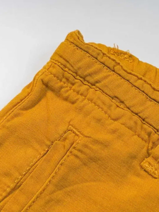 Kids' Shorts/Bermudas Fabric Mustard