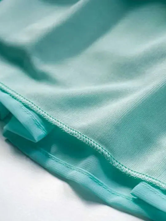 Mädchenkleid Ärmellos Mint