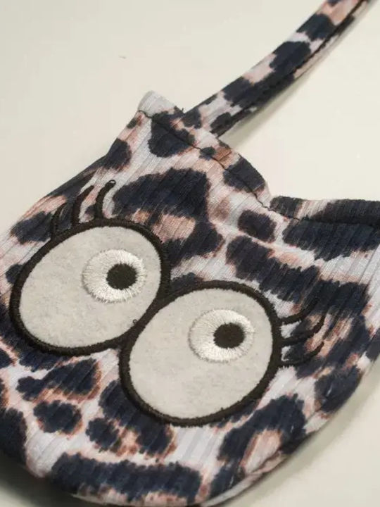 Children's Dress Sleeveless Animal Print Set with Accessories Multicolour