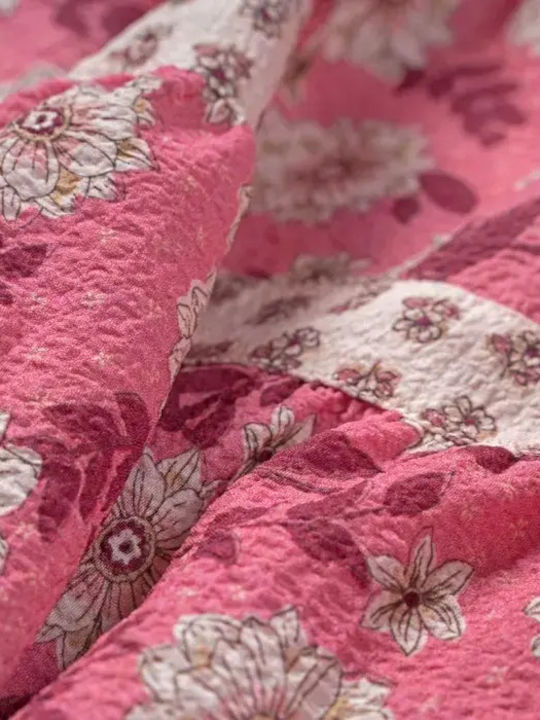 Kinderkleid Ärmellos Pink Dark