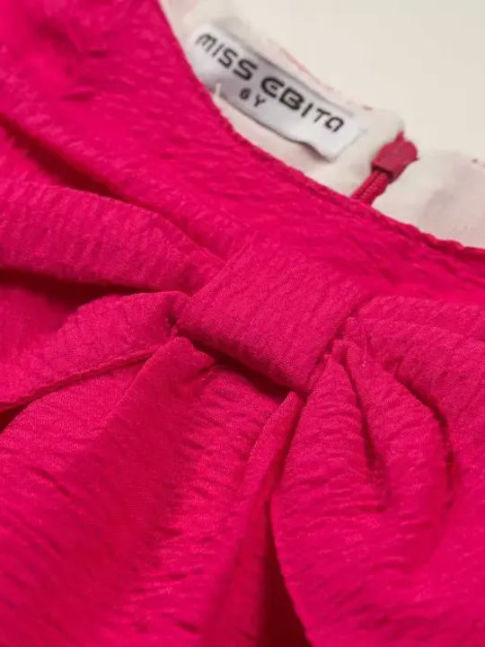 Rochie pentru Copii Mâneca scurta Fuchsia