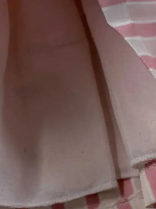 Kinderkleid Ärmellos Gestreift Rosa