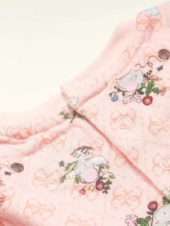 Children's Dress Long Sleeve Salmon