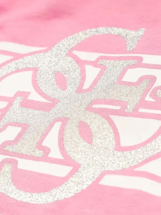 Παιδικό Φόρεμα Φούτερ Μακρυμάνικο Jelly Pink