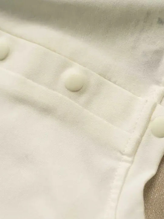 Mädchenkleid Ärmellos Vanille
