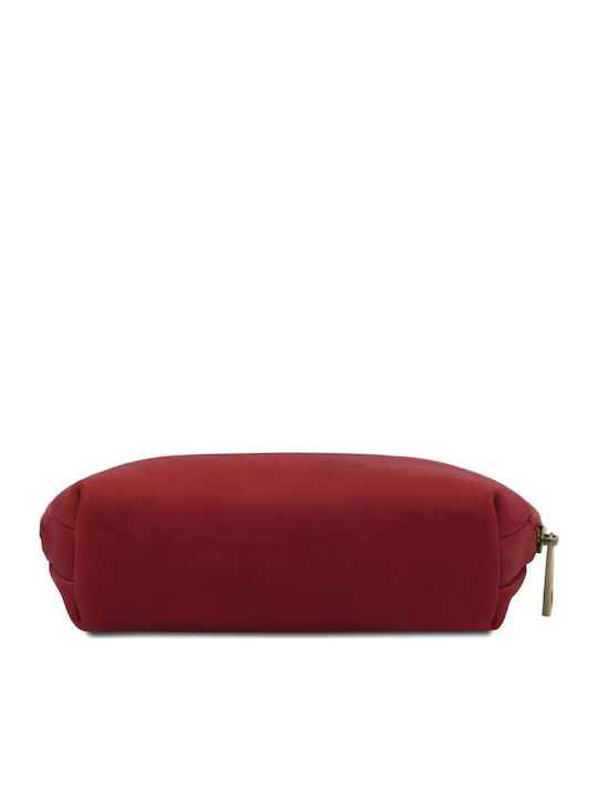 Tuscany Leather Kulturbeutel Damen Rotes Leder
