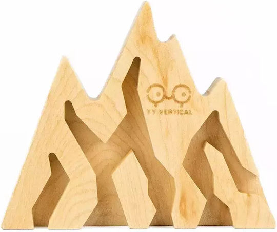 YY Vertical Стенна Ключалка Дървена 14.7x12.3x3см