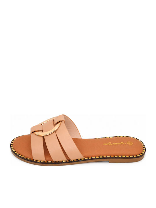Damen Flache Sandalen Beige SM-MRS-F23-26SA-Beige