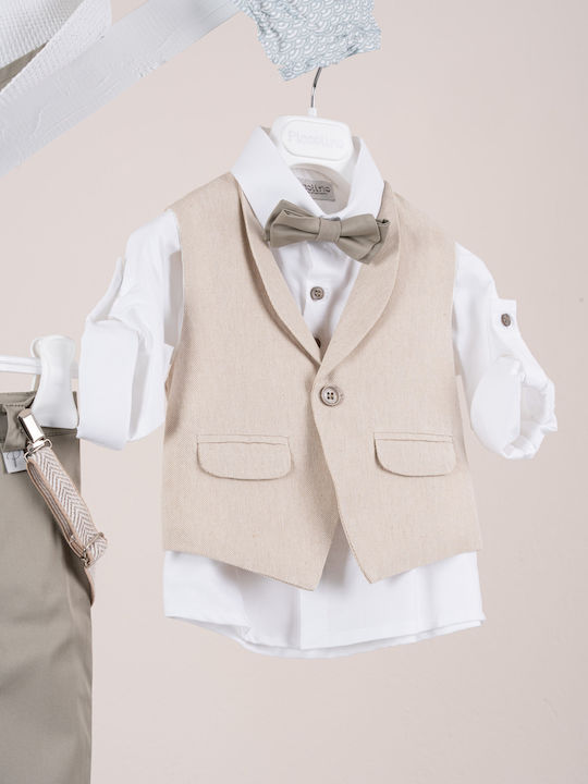 Piccolino Baptism Suit for Boys Nico Nico Green AG26S96 SAGE