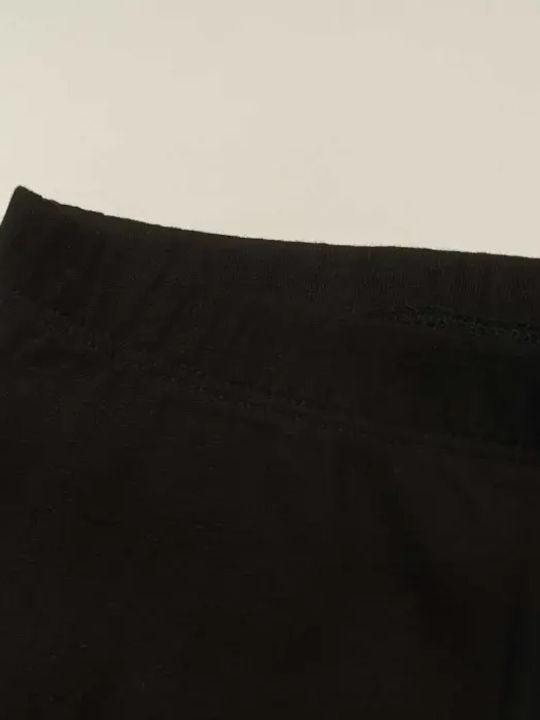 Kids Long Leggings Top Black