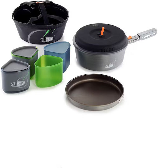 Gsi Outdoors Pinnacle Backpacker Anodized Camping Cookware Set