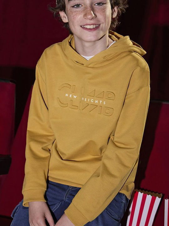 Kids Sweatshirt with Hood and Pockets Honey