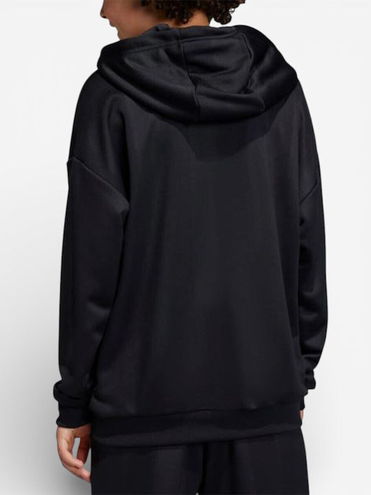 Kinder-Sweatshirt mit Kapuze und Taschen Schwarz U FT