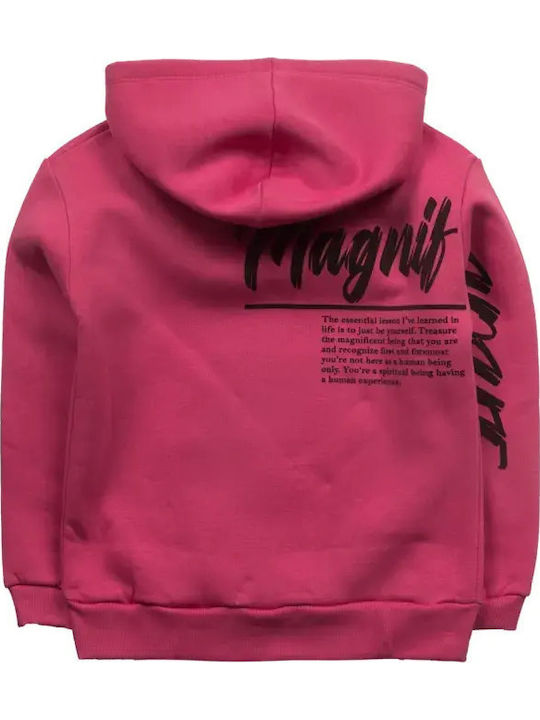 Hanorac Copii cu Glugă Fuchsia