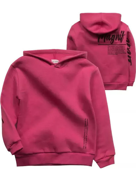 Hanorac Copii cu Glugă Fuchsia