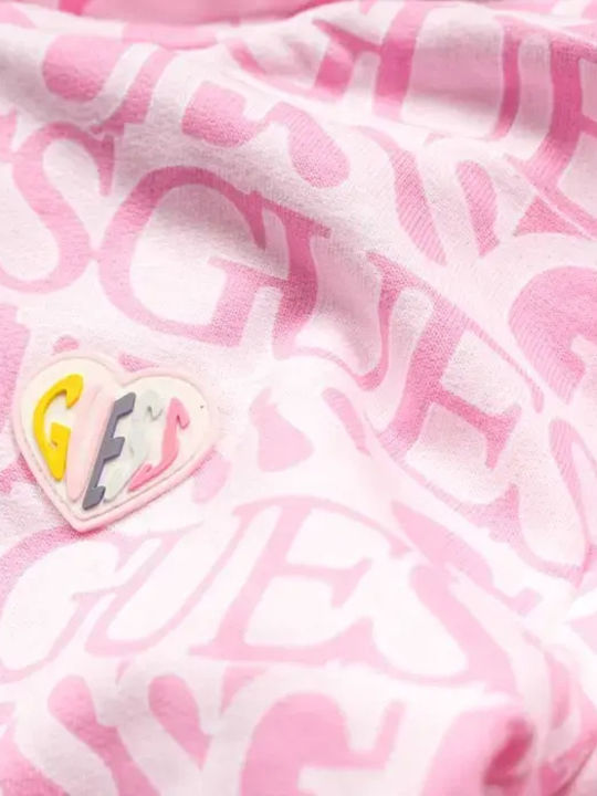 Kids Sweatshirt with Pink Hood