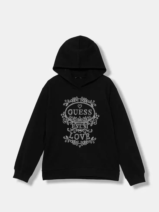 Kids Sweatshirt with Hood Black