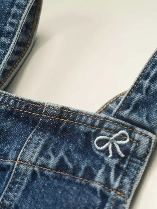 Kids Skirt Dungaree Blue