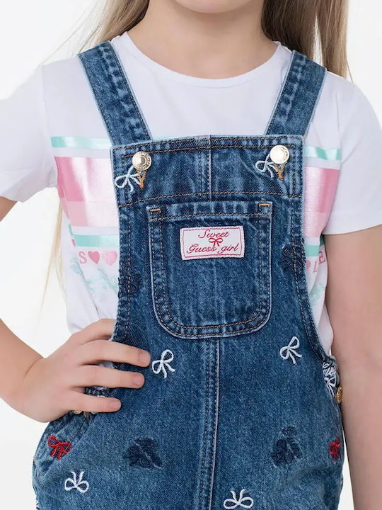 Kids Skirt Dungaree Blue
