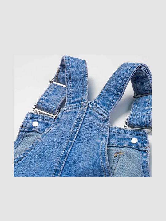 Kinder Latzrock aus Jeans Blau