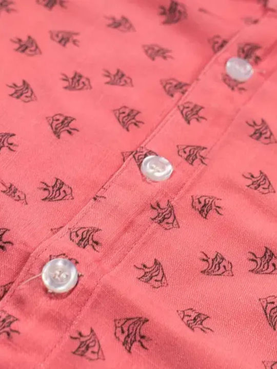 Kids Shirt Short Sleeve Coral