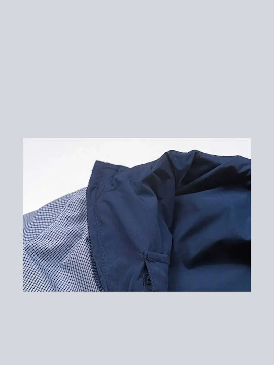 Kids' Casual Jacket Windproof Double Sided Navy Blue